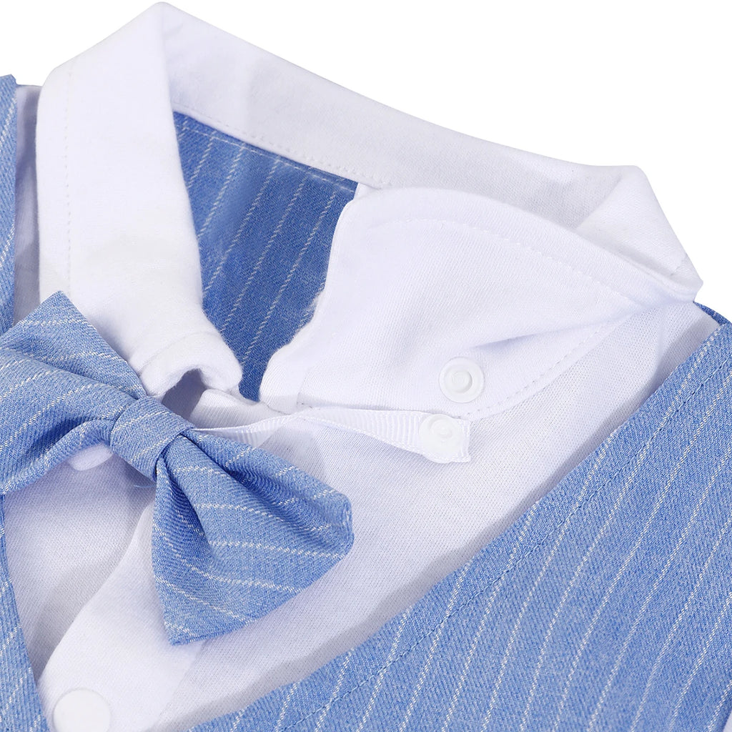 Baby Boys Clothing Set Toddler Wedding Outfit Infant Birthday Party Gift Suit Kids Gentleman Formal Costume Church Clothes 2PCS