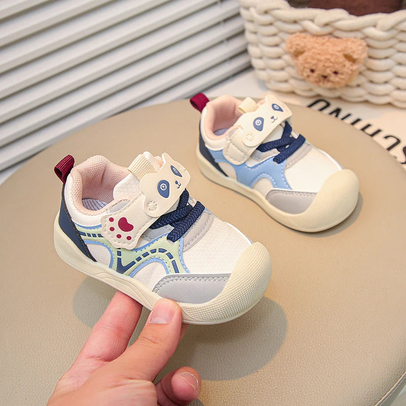 Baby Walking Shoes Autumn New Style Girls RetroStyle Soft Sole Non Slip Casual Shoes Boys BreathableVersatile Forrest Cute Shoes