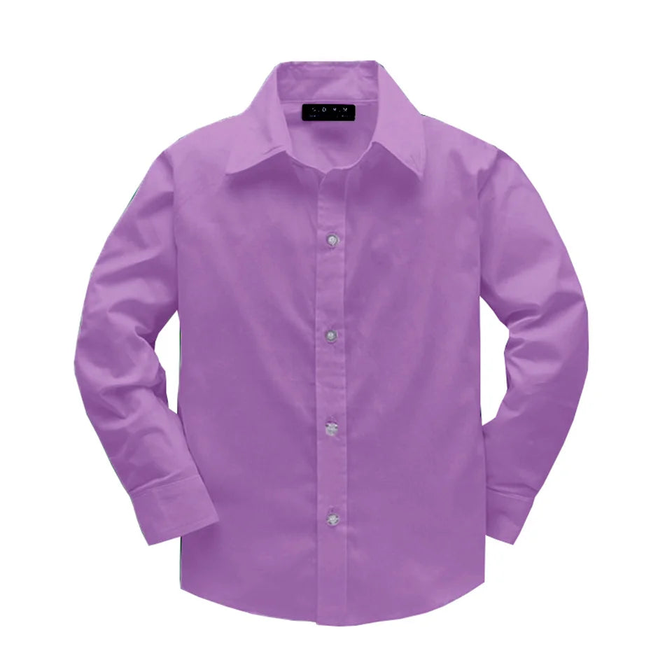 Boys Clothing shirts Autumn Long Sleeve embroidery Little Horse pattern Children Tops Birthday party Kids shirt school uniform