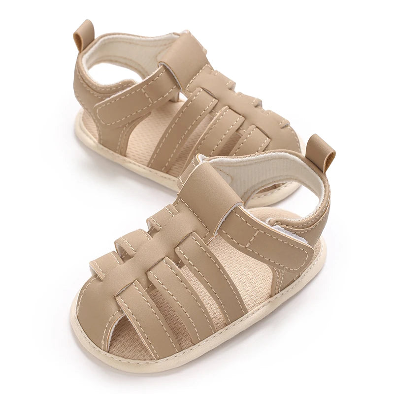 Baby Shoes Summer Collection For Boys Aged 0-1 Including Ankle Sandals and Baby Walking Shoes