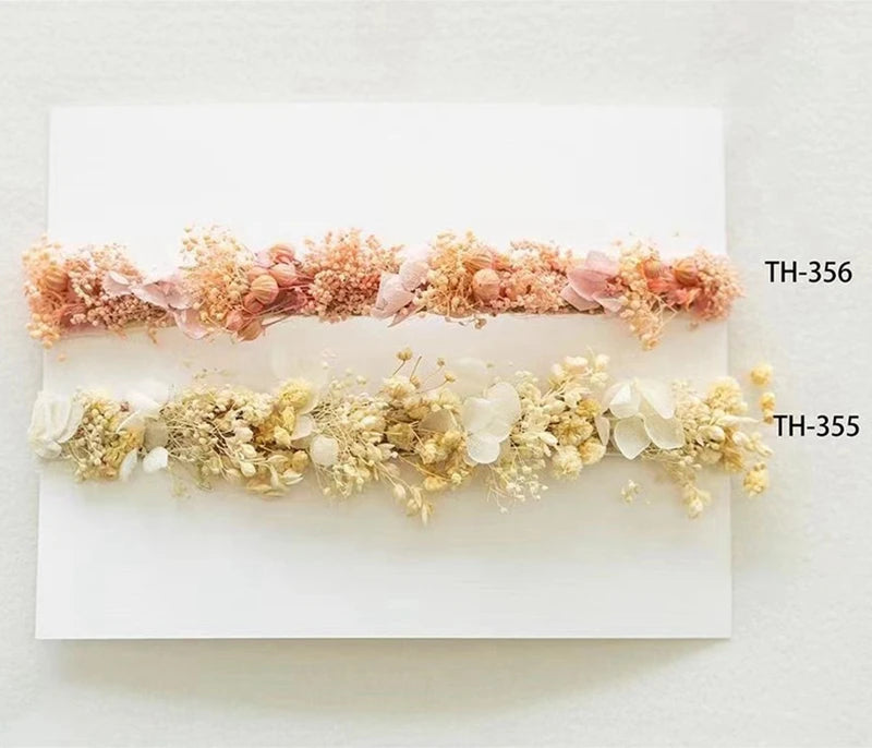 Newborn Headband for Photography Props Flower Baby Girl Tieback Flowers Pearl Wreath Newborn Photography Infant Hair Accessories