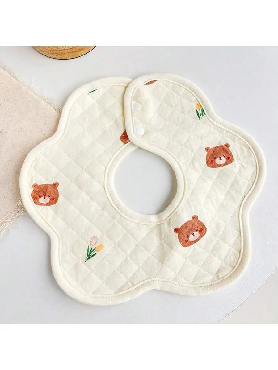 3Pcs Baby Bibs, Soft and Skin-Friendly - Anti-Drool - Anti-Vomiting - Newborn Absorbent and Breathable Bibs, Cute Cartoon Patterns, Suitable for Infants Aged 0-3 Years, Perfect Gift for Babies on Christmas, Halloween, and Tha