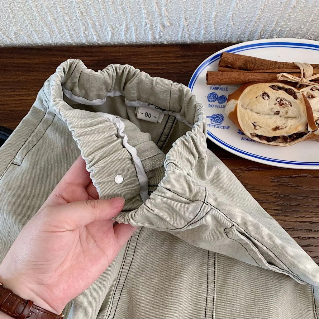 Pantalones para niños 2026 Otoño Invierno Pantalones holgados a cuadros para niños Moda Pantalones deportivos para niños pequeños Joggers Ropa para bebés