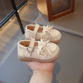 Elegant Baby Shoes Spring Autumn Girls Princess Walking Shoes Fashion Versatile Children's Leather Shoes Kids Flats Breathable