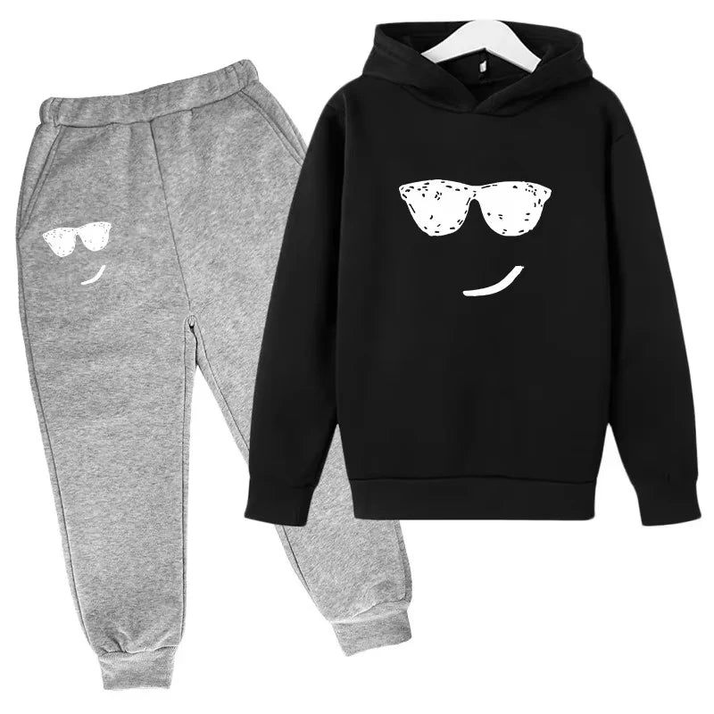 Designer-Kinderkleidung Jungenkleidung für Kinder von 2 bis 12 Jahren Herbstanzug für Mädchen 2025 Mädchen-Set Freizeit-Loungewear
