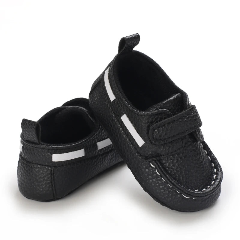 Spring and Autumn British Style Loafers For Babies Aged 0-12 Months Comfortable and Non Slip Walking Shoes