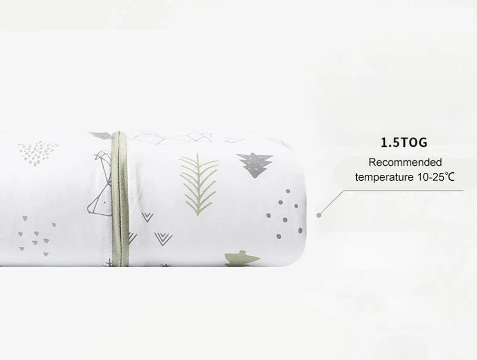 Saco de dormir para bebé de 3 a 24 meses, manta tipo saco de dormir de otoño, 1.5 Tog, tacto suave, estampado de estrellas de mar y conchas, estilo chaleco