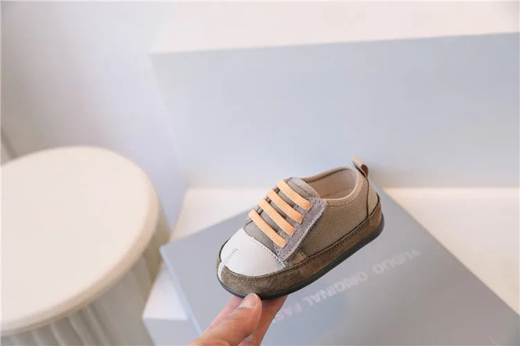New Baby Shoes For Boy Canvas Toddler Kids Casual Shoes Soft Sole Outdoor Tennis Fashion Little Girls Sneakers