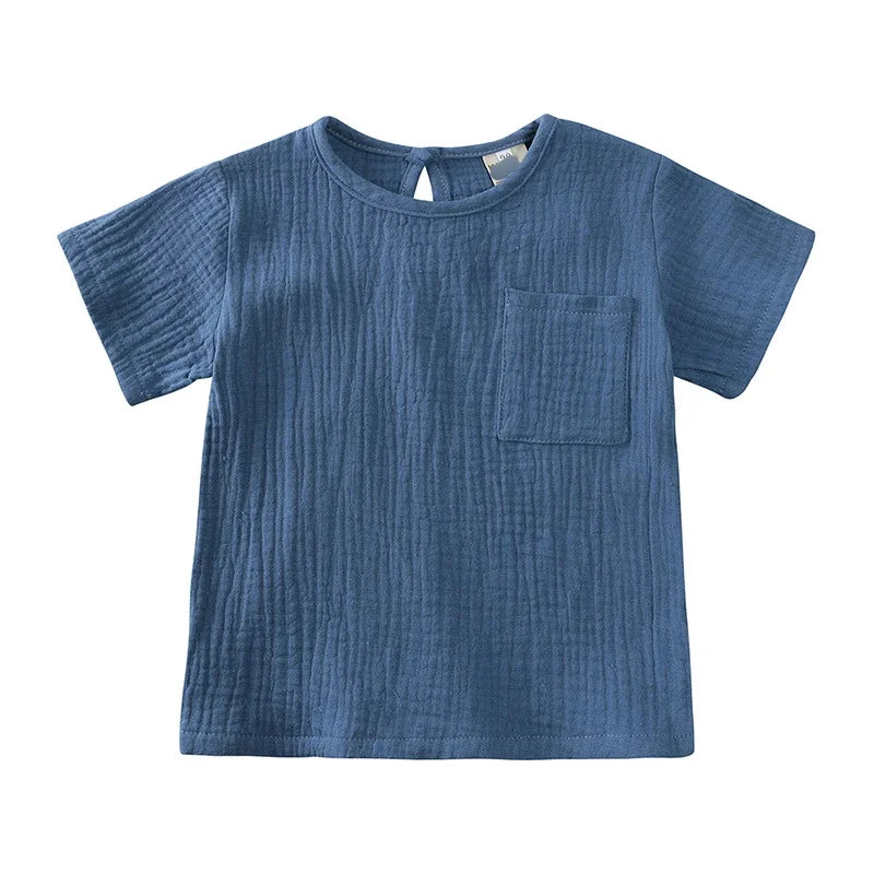 2-teiliges Baby-Outfit-Set aus Baumwolle, Neugeborenen-Mädchenkleidung, Jungen-Kleinkind-Strampler, T-Shirts und Shorts, weiche Kleidung für Babys im Säuglingsalter