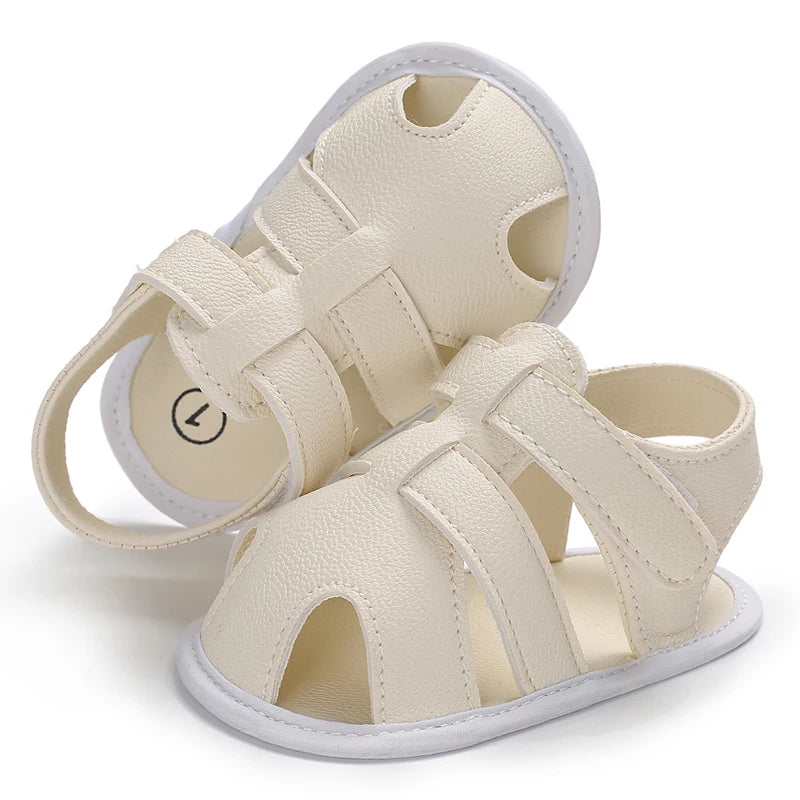 0-18M Baby Walking Sandals Breathable Soft Sole Shoes Newborn Boys Girls Summer First Walkers Infant Toddler Beach Casual