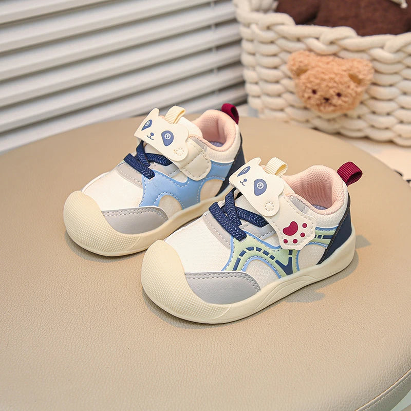 Baby Walking Shoes Autumn New Style Girls RetroStyle Soft Sole Non Slip Casual Shoes Boys BreathableVersatile Forrest Cute Shoes