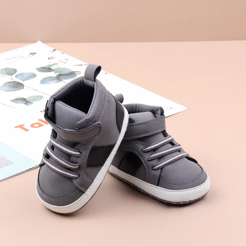 Zapatos de bebé de algodón suave de alta calidad, estilo primavera y otoño, para niños y niñas de 0 a 9 a 18 meses, nueva moda para bebés 2024 BHX3190
