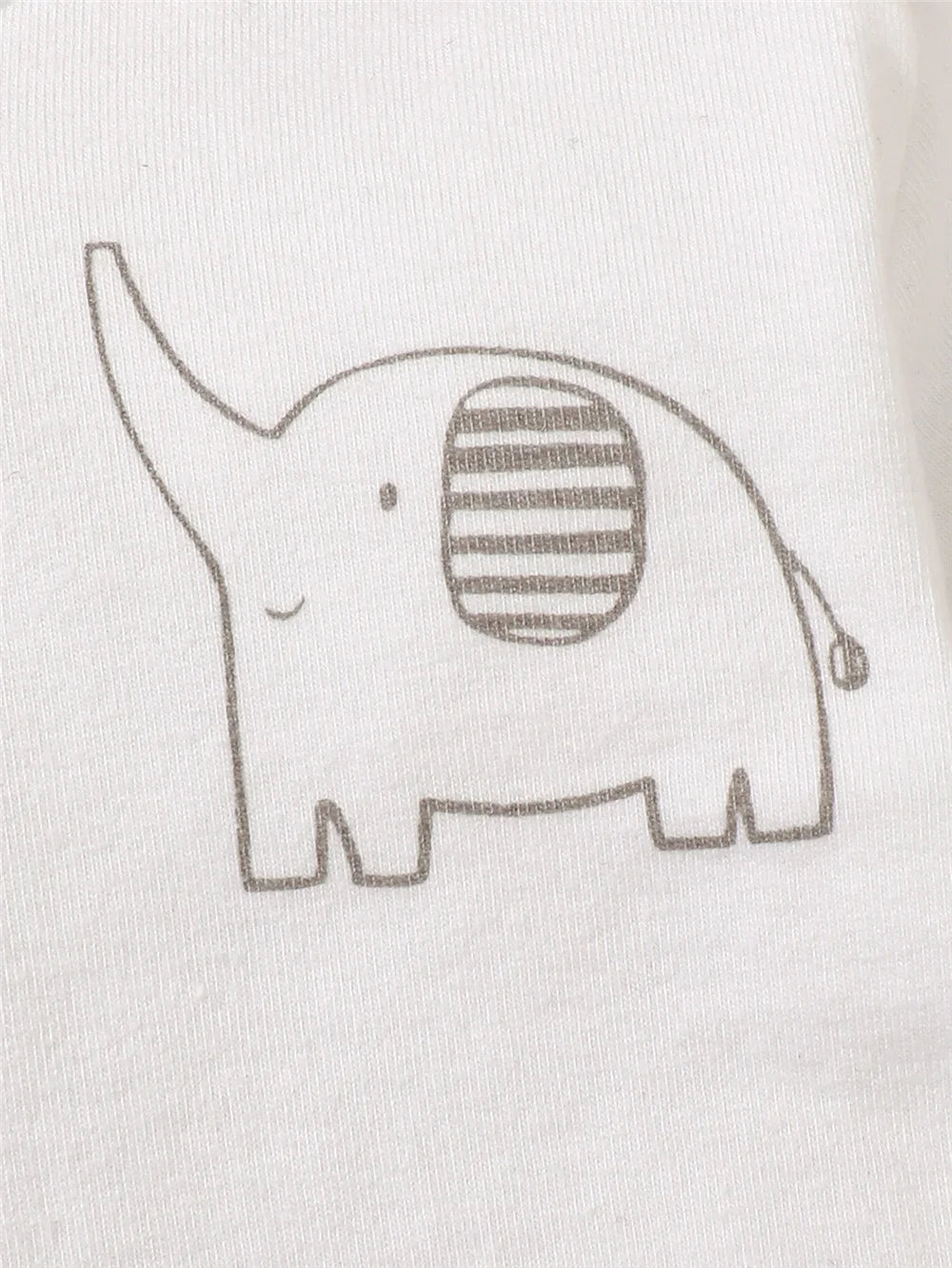 Conjunto de ropa diaria de 3 piezas para bebé niño/niña, top de manga larga con elefante + pantalón + gorro, trajes de primavera y otoño para bebés de 0 a 9 meses