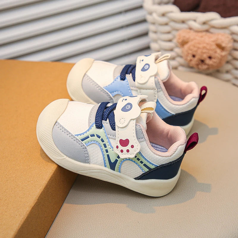 Baby Walking Shoes Autumn New Style Girls RetroStyle Soft Sole Non Slip Casual Shoes Boys BreathableVersatile Forrest Cute Shoes
