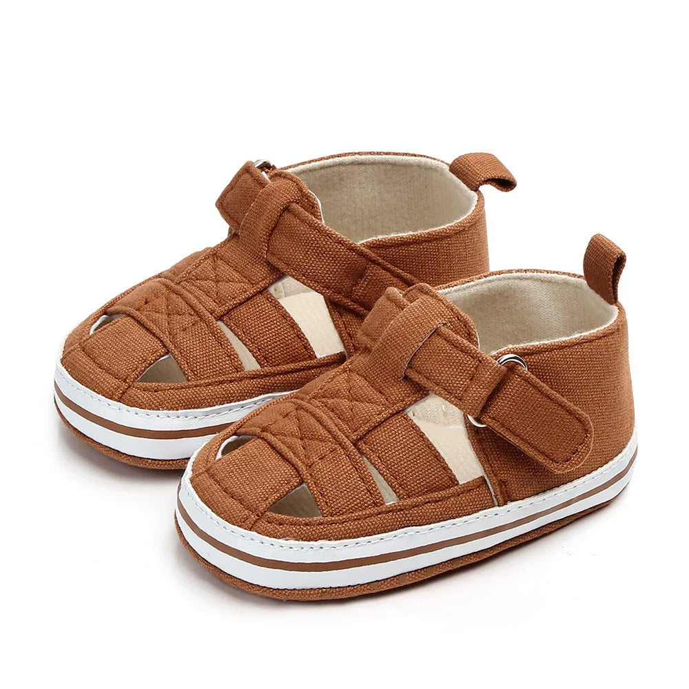 Summer Baby Shoes Sandals Infant Boy Girls Newborn First Walkers Babies Shoes For 0-18M Toddler Soft Sole Breathable Shoes