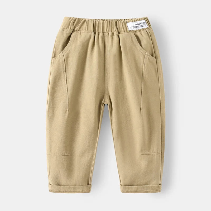 Boys Pants Spring Autumn Kids Trousers Cotton Children's Clothing Toddler Boy Pants for 1 to 2 3 4 5 6 7 8 Years Boutique Pants