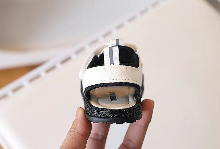 Baby Boys Girls Sandals 0-24 Months 2025 New Summer Non-slip Soft Sole Toddler Beach Shoes Toes Capped First Walkers Barefoot