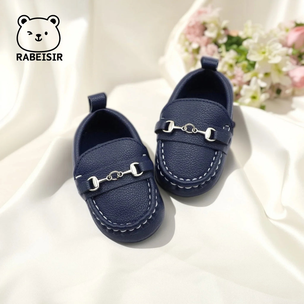 Casual Slip On Low Top Loafer Shoes For Baby Boys, Lightweight Comfortable Non Slip Flat Shoes For Indoor Outdoor Walking, Sprin