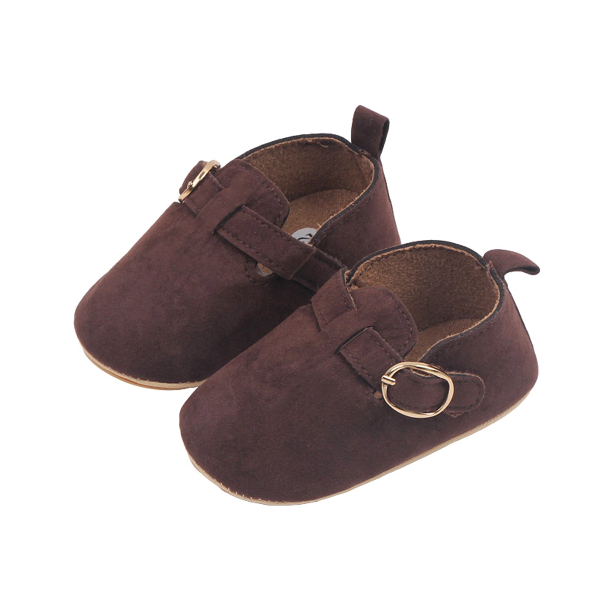 Zapatillas de bebé lindas y cómodas con suela flexible y antideslizante para primeros pasos de niñas y niños