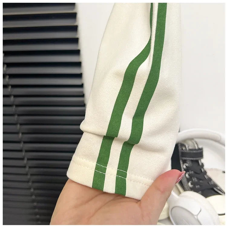 2024 Neues Kinder Kurzarm-Anzug Gestreifte Mädchen Jungen Set Sommer Oberteile + Kurze Babykleidung Kinderbekleidung