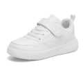 Boys Shoes Sneakers Leather Children Comfortable Flat Shoes Black White Shoes for Kids Girls School Walking Footwear Non Slip