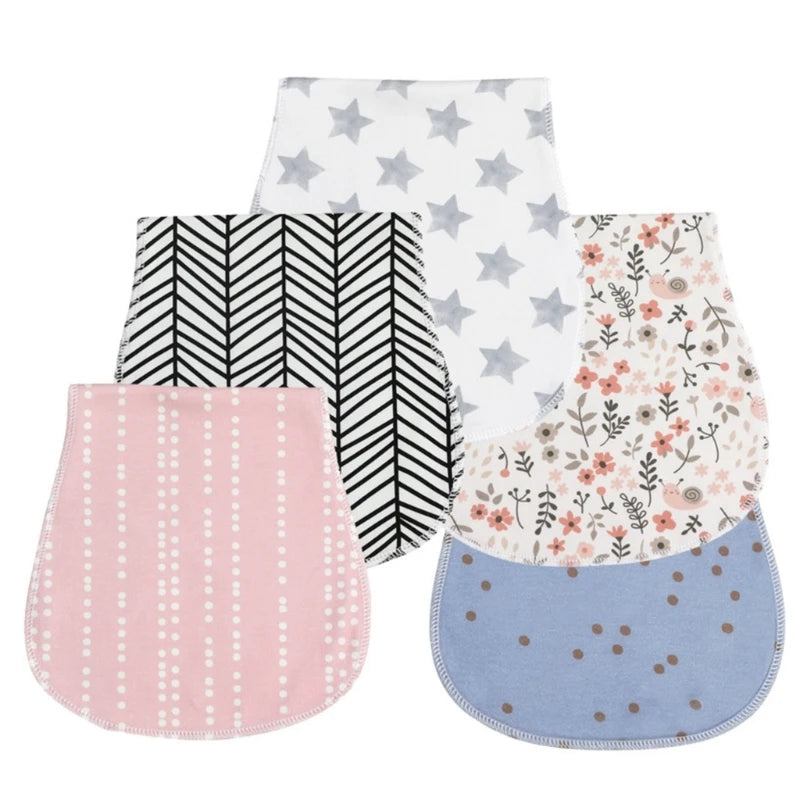 Baby Burp Cloths Baby Burp Bibs Feeding Nursing Towel Accessory Burping Rag for Newborns Cotton for Girls & Boys Gift