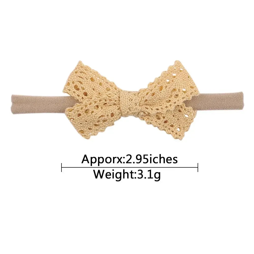 Infant Toddler Newborn Elastic Headwear Kids Nylon Soft Hairbands Baby Headband Hair Band Bow Headbands