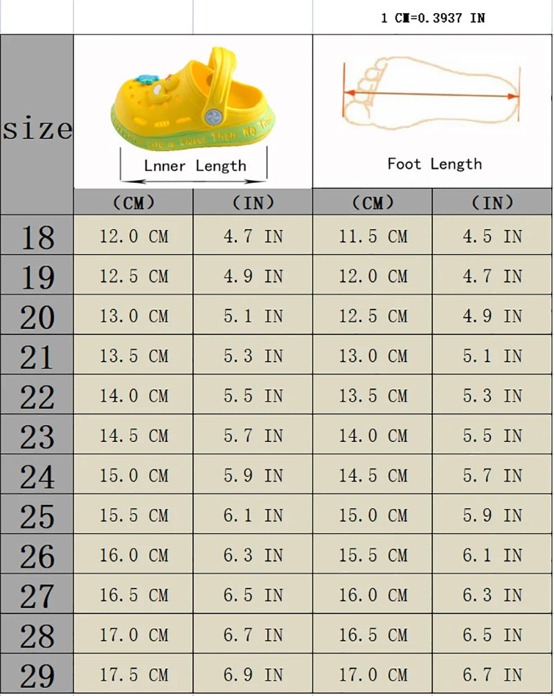 Summer Baby Shoes Sandals Cartoon Design Mules for Girls And Boys Infant Garden Shoes New Products for Children