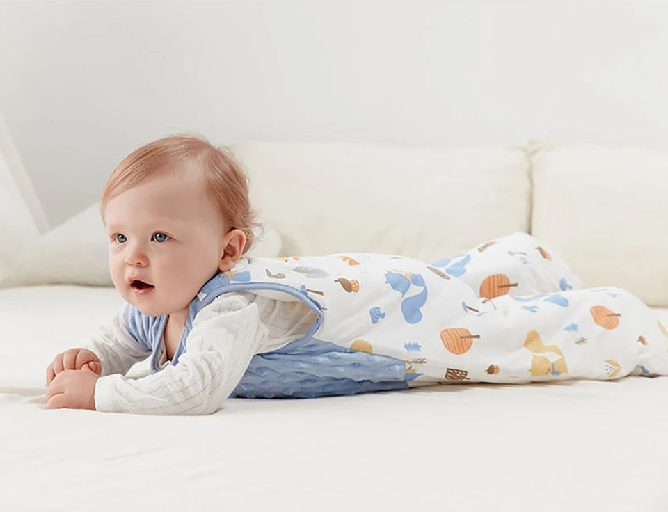 Saco de dormir para bebé de 3 a 24 meses, manta tipo saco de dormir de otoño, 1.5 Tog, tacto suave, estampado de estrellas de mar y conchas, estilo chaleco