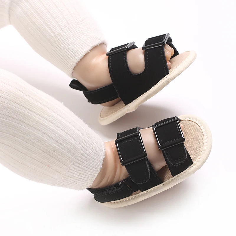 Baby Shoes Summer Collection For Boys Aged 0-1 Including Ankle Sandals and Baby Walking Shoes