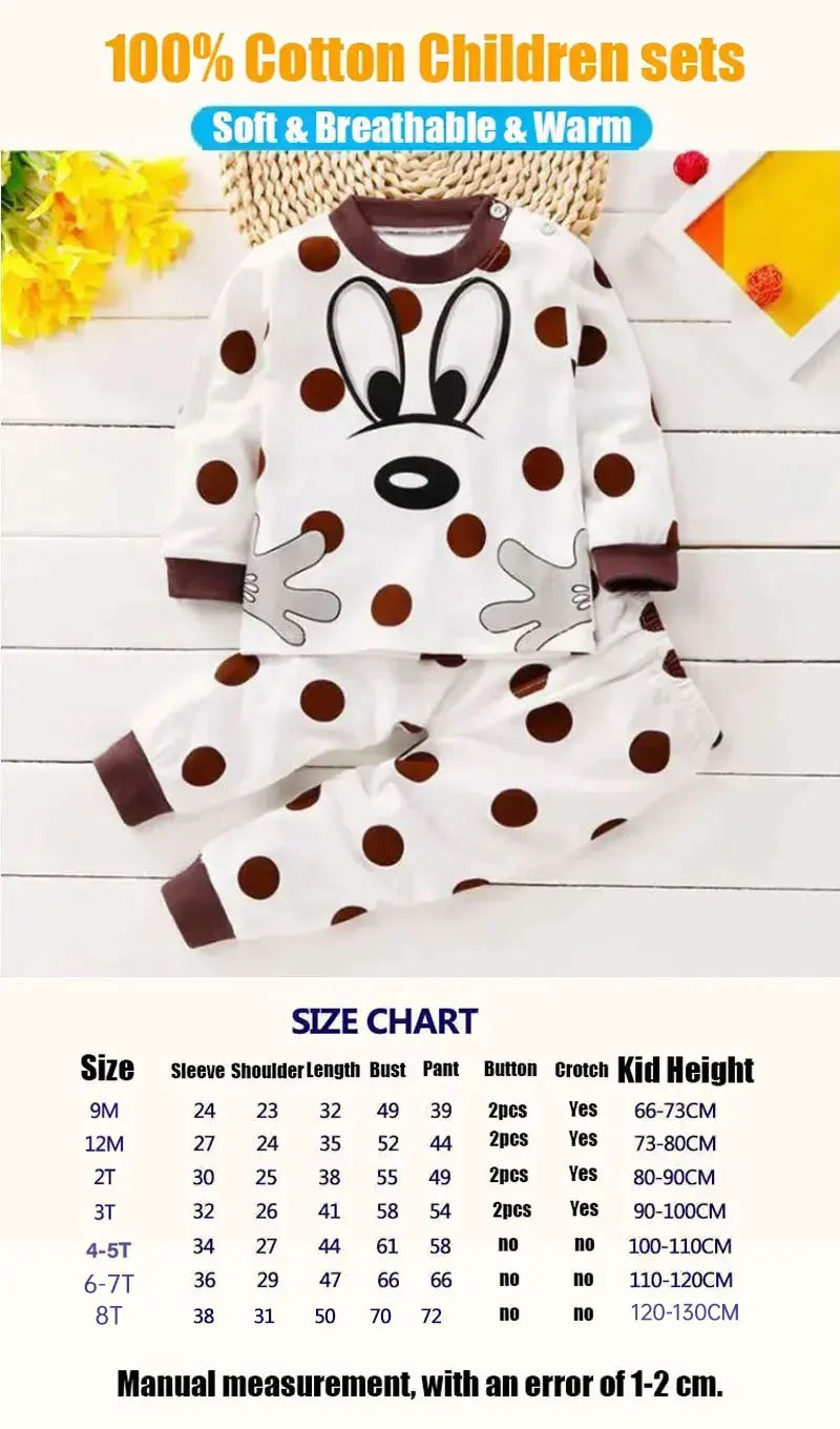Kinderkleidung Kinder-Sets Kinderbekleidung Jungen Mädchen Baumwolle Herbst Winter Kleidung Hosen Schlafanzüge Unterwäsche Weihnachtsgeschenk