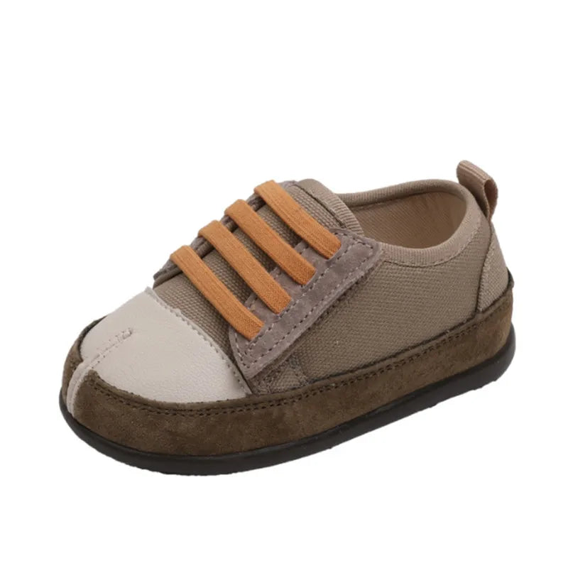 New Baby Shoes For Boy Canvas Toddler Kids Casual Shoes Soft Sole Outdoor Tennis Fashion Little Girls Sneakers