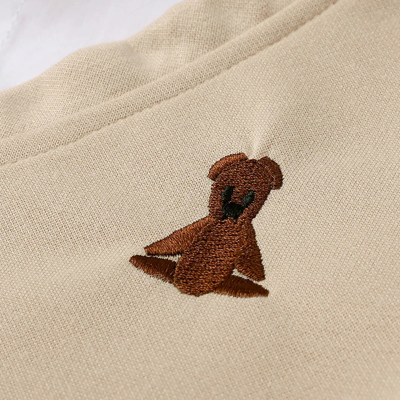 2025 Recién llegados Bebés Niños Otoño Algodón Sudadera con capucha Traje de vaquero Niños pequeños Caballero Pajarita Falso dos piezas Ropa para niños