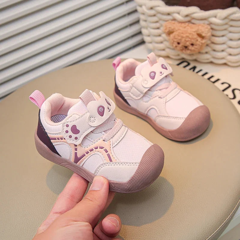 Baby Walking Shoes Autumn New Style Girls RetroStyle Soft Sole Non Slip Casual Shoes Boys BreathableVersatile Forrest Cute Shoes