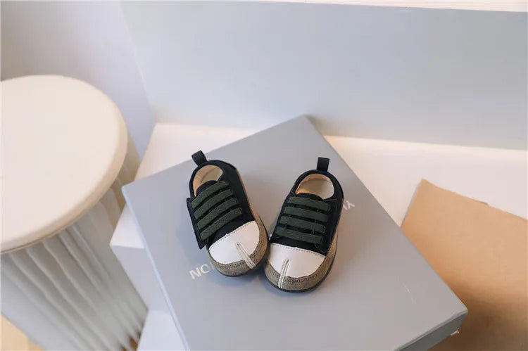 New Baby Shoes For Boy Canvas Toddler Kids Casual Shoes Soft Sole Outdoor Tennis Fashion Little Girls Sneakers