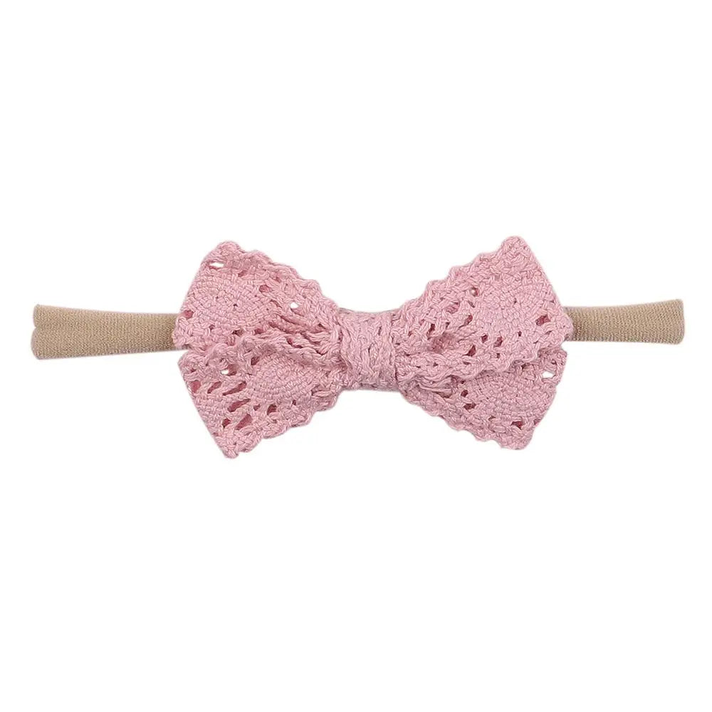Infant Toddler Newborn Elastic Headwear Kids Nylon Soft Hairbands Baby Headband Hair Band Bow Headbands