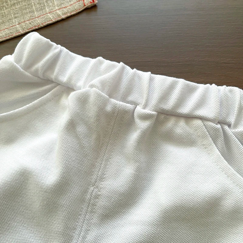 Moda de Verano para Niños Ropa Infantil de Algodón Polo T-Shirt + Pantalones Cortos 2 piezas Ropa Deportiva Casual para Niños Traje Casual 0-5 años