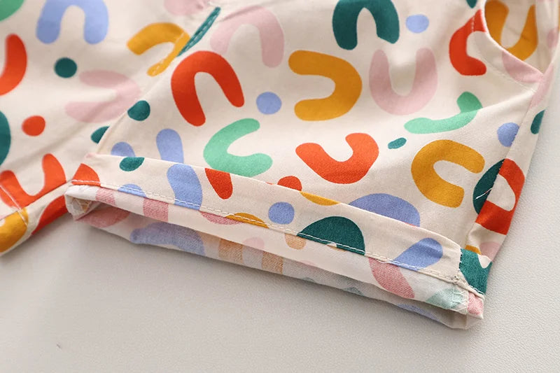 Nuevo Traje de Ropa de Verano para Bebés, Conjuntos Infantiles, Camisa de Letras de Moda para Niños, Pantalones Cortos, 2 Piezas/Conjuntos, Disfraz Casual para Niños Pequeños, Chándales para Niños