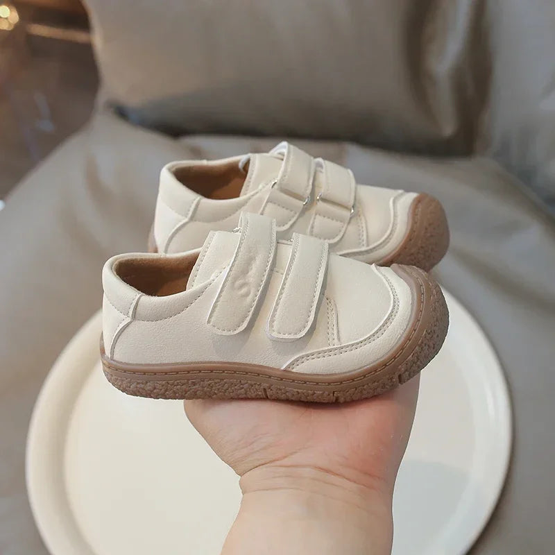 0-5 Years New Baby Shoes Microfiber Leather Toddler Boys Barefoot Shoe Star Soft Sole Girls Outdoor Tennis Fashion Kids Sneakers