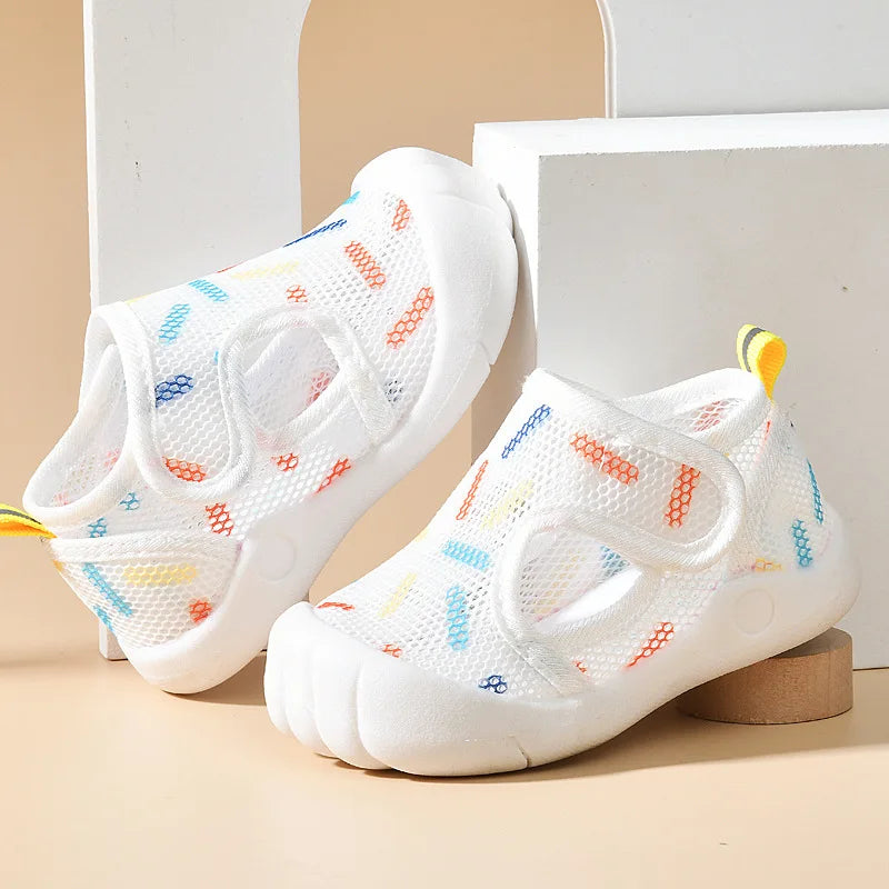 Sandalias Baby Sandals 2024New Summer Baby Shoe 0-2Year Old Non Slip Walking Shoe Soft Sole Sandals for Girls Kids Shoeбосоножки