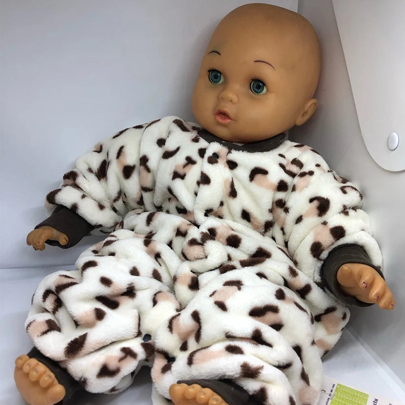 Ropa de Primavera Invierno para Bebé Recién Nacido Chaqueta Infantil para Niñas Mono para Niños Pelele de Franela Suave para Bebé Ropa de Bebé 0-18 Meses
