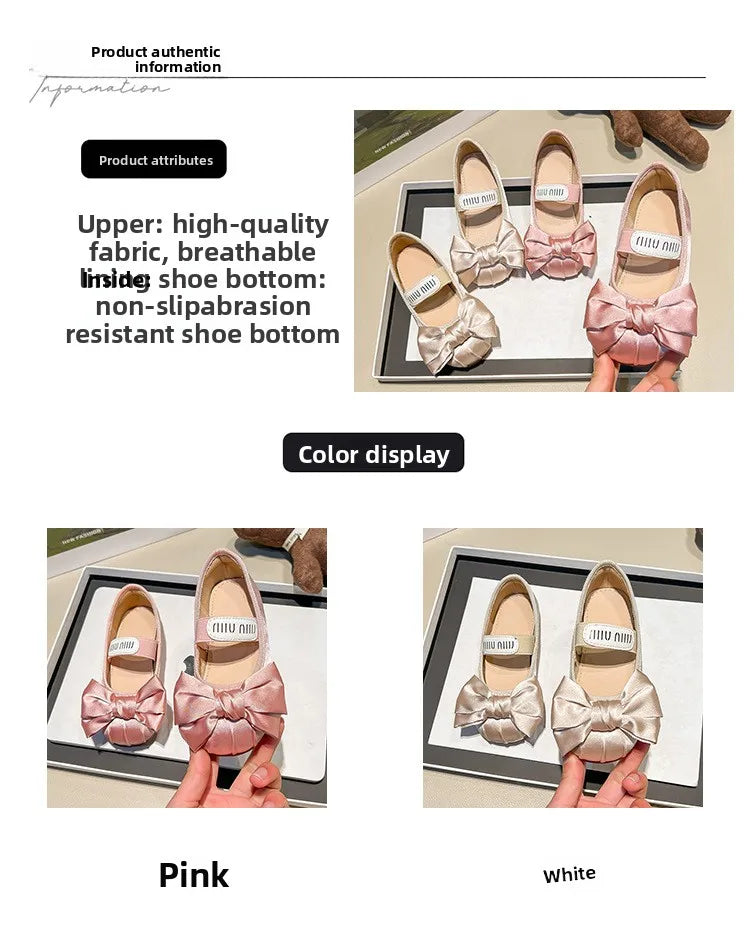 Baby Girls Beautiful Hollow Flat Sandals 2026 Casual Soft Cartoon Bow Students Cute Comfortable Elegant Kids Daily Summer