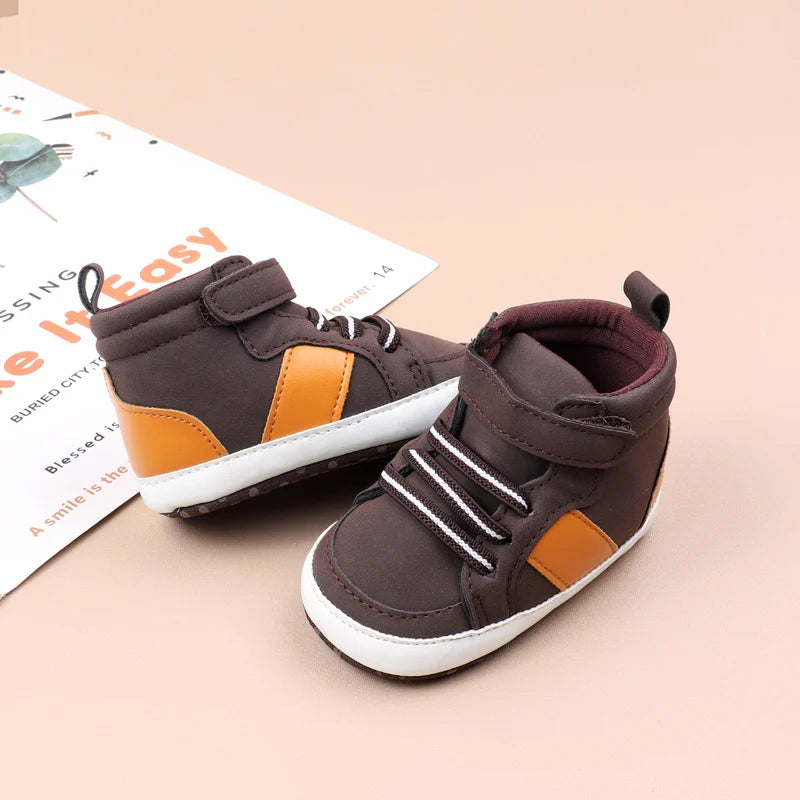 Zapatos de bebé de algodón suave de alta calidad, estilo primavera y otoño, para niños y niñas de 0 a 9 a 18 meses, nueva moda para bebés 2024 BHX3190