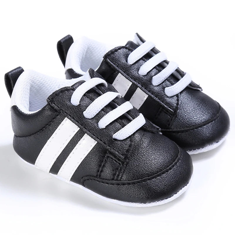 Male and Female Baby Sports Shoes 0-1 Year Old Soft Soled Fashionable Casual Walking Shoes For Spring/Summer Babies and Children
