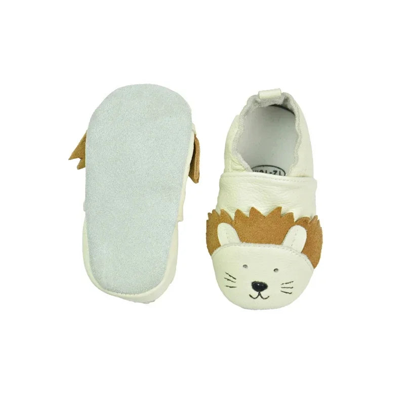 Zapatitos de bebé de piel de vaca suave, patucos para recién nacidos, para bebés, niños y niñas, mocasines pantuflas para primeros pasos.