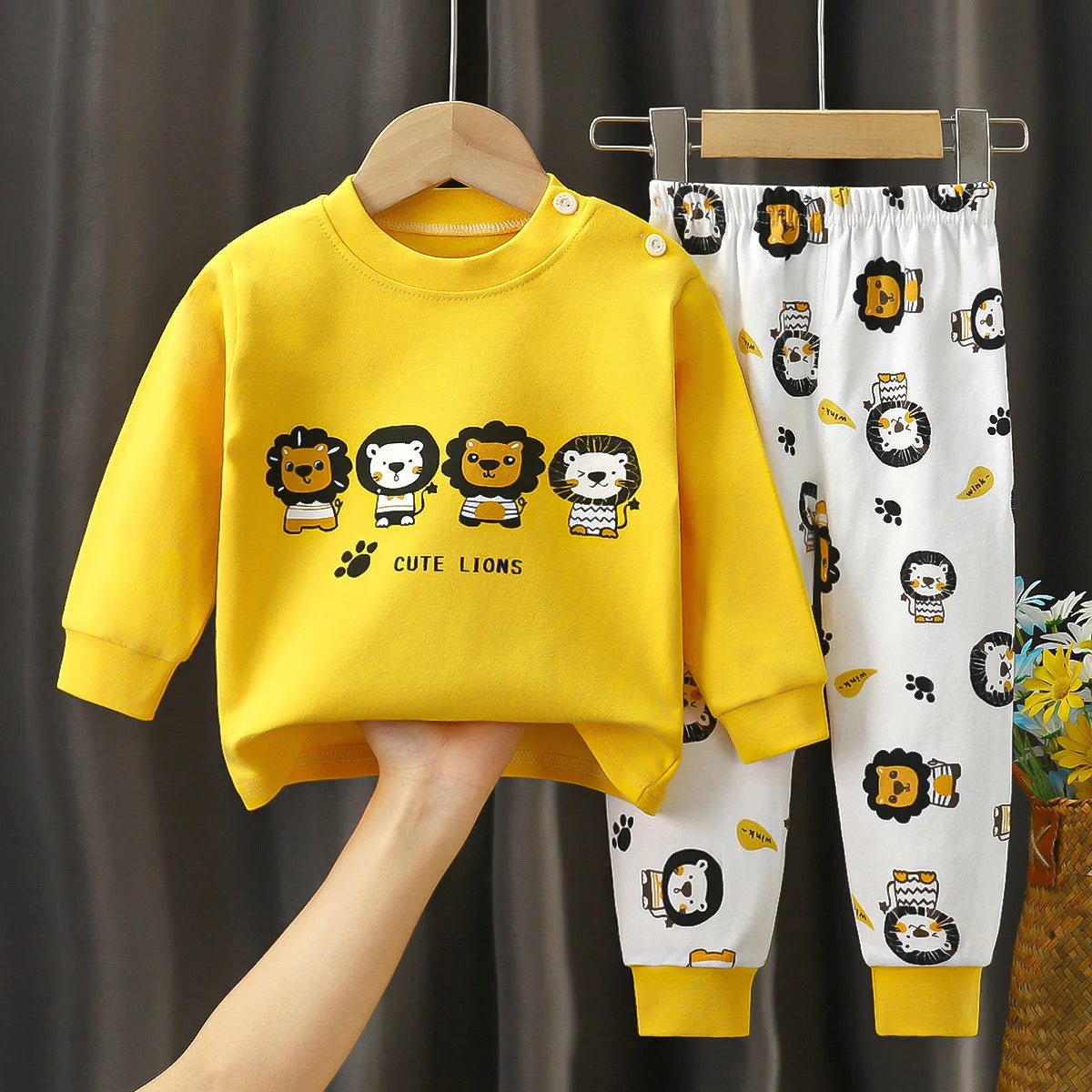 Baby All Cotton Warm, Girls' Autumn Clothes, Autumn Pants, Children's Clothing