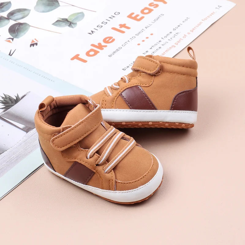 Zapatos de bebé de algodón suave de alta calidad, estilo primavera y otoño, para niños y niñas de 0 a 9 a 18 meses, nueva moda para bebés 2024 BHX3190