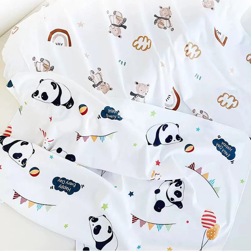 Infant Swaddling Cloth Baby Bath Towel Newborn Bathrobe Cotton Swaddle Blanket for Boy Girl Children's wrap