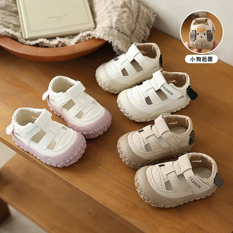 Baby Sandals Summer Cute Cartoon Dog Kids Boys Shoes Toddler Baby Girl Shoes Soft Bottom Sandal
