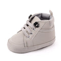 Brand Neugeborenes Baby Junge Schuhe Weiche Sohle Krabbelschuhe Warme Stiefel Anti-Rutsch Sneaker Einfarbig PU Lauflernschuhe für 1 Jahr alt 0-18 Monate